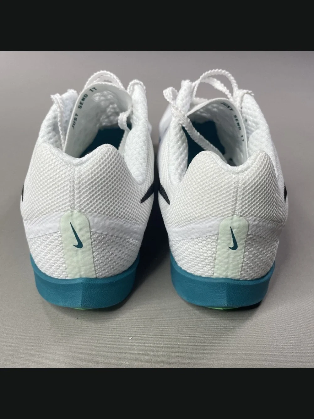 NEW Nike Shoes Mens 6 Womens 7.5 white rival distance track field cleats sports